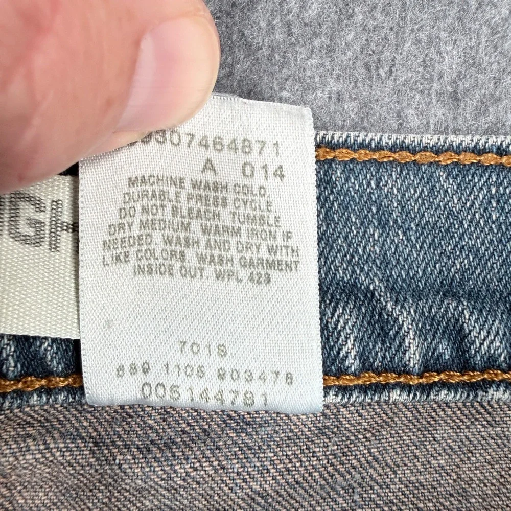 Levis 514 Slim Straight Mens Blue Denim Jeans W38 L32 Medium Wash Y2k 11/05